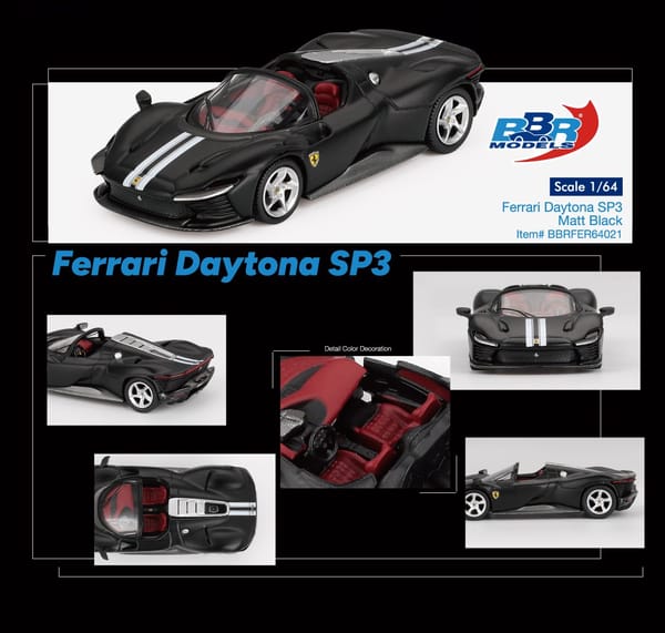 BBR - Ferrari Daytona SP3 Matt Black