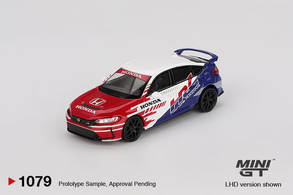 MiniGT - Honda Civic TYPE R 2024 Pace Car HRC