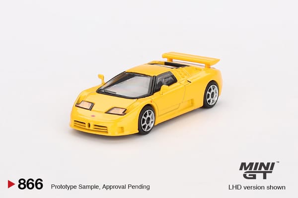 MiniGT - Bugatti EB110 Super Sport Giallo Bugatti