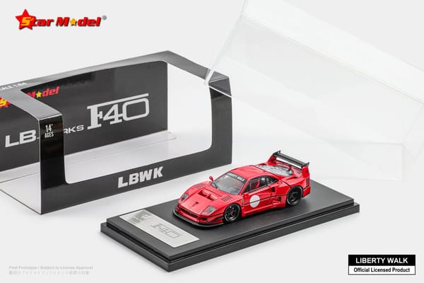 Star Model - LBWK F40 (Official License Product) Red