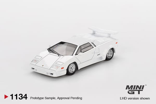 MiniGT - Lamborghini Countach 25th Anniversary White