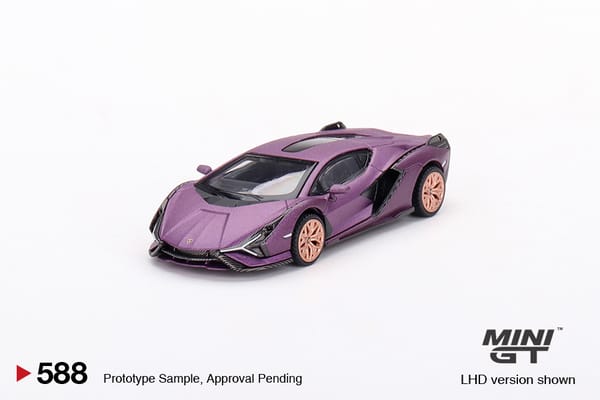 MiniGT - Lamborghini Sián FKP 37 Matte Viola SE30 (Blister Pack)