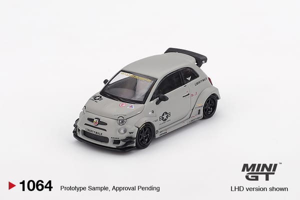 MiniGT - Abarth 595 LB-WORKS x Abas Works Fighters