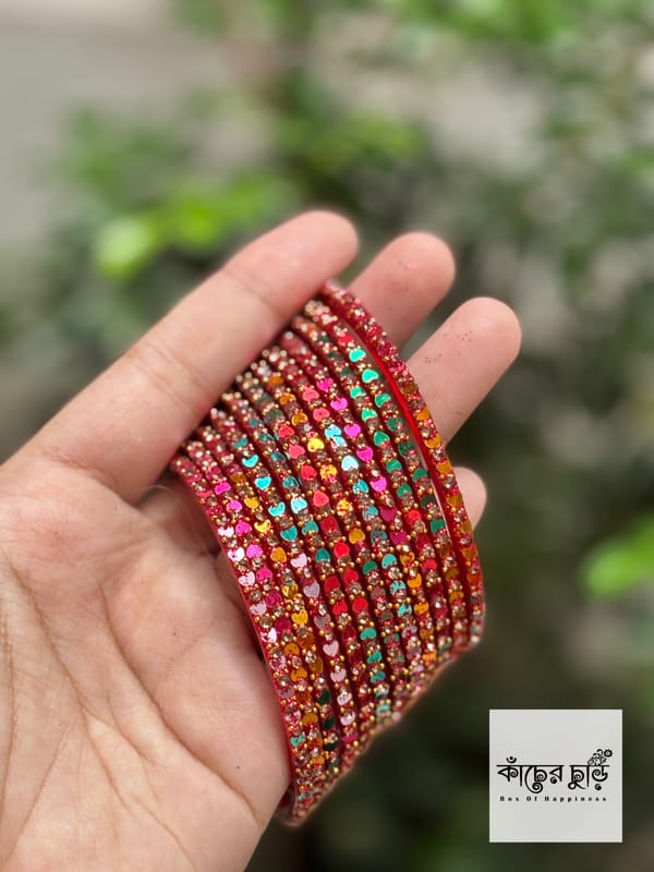 Chumki red Multi