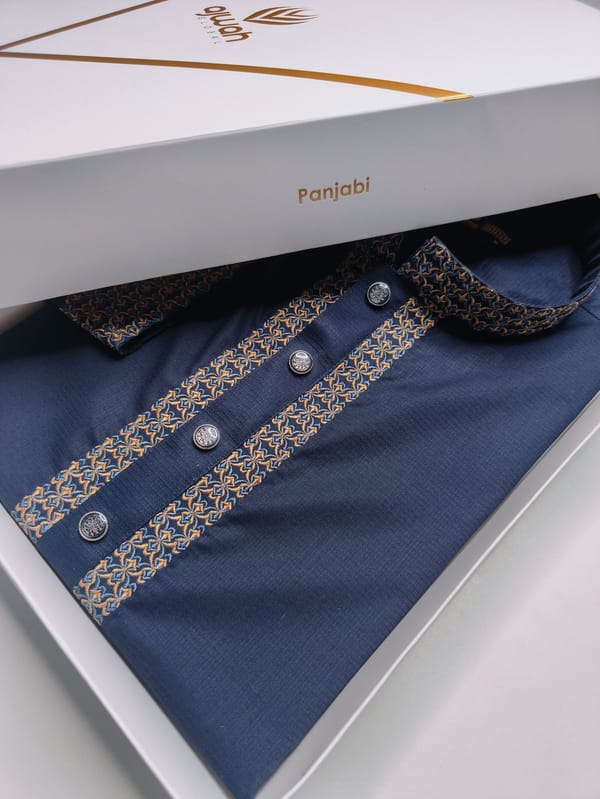 Ajwah Navy Majesty Panjabi -A3N141