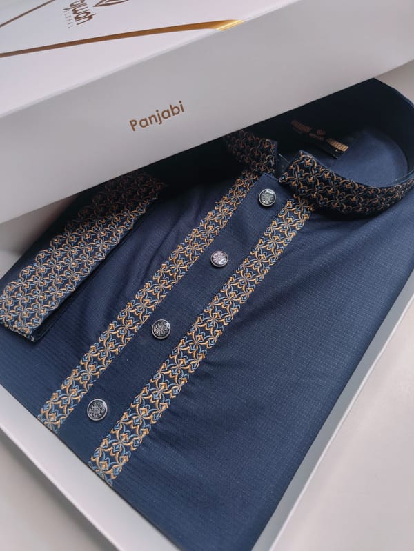 Ajwah Navy Majesty Panjabi -A3N141