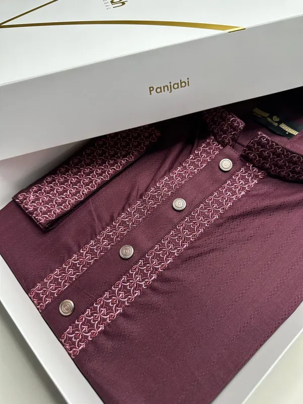 Mulberry Wine Majesty Panjabi -A3M152
