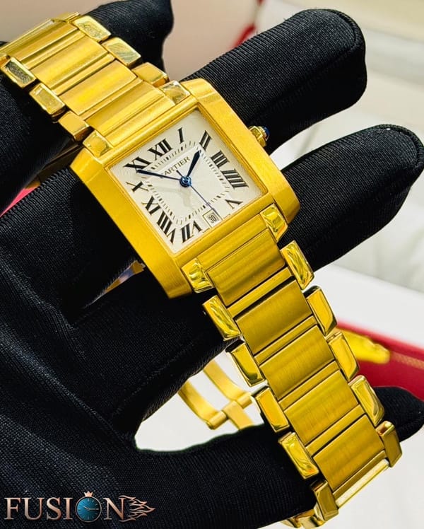 CARTIER Tank Francaise 18k Yellow Gold