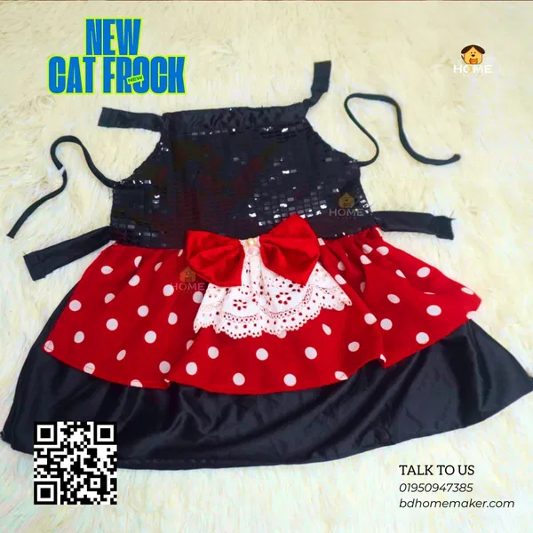 Cat frock (S- 1.7-2.3 kg,M- 2.5-5 kg)