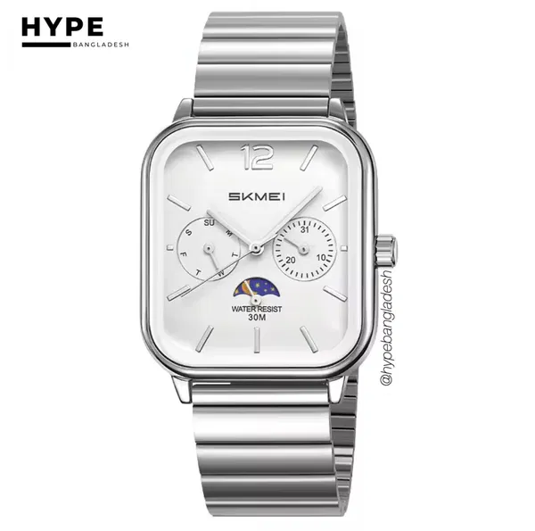 SKMEI 2509 Vintage Moonphase (White)