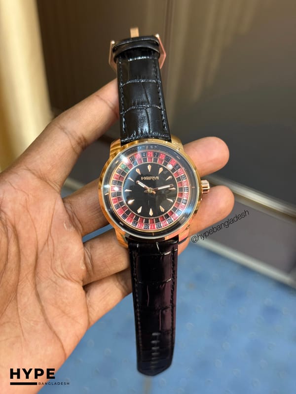 HERYI Casino Watch (Black-Rosegold)