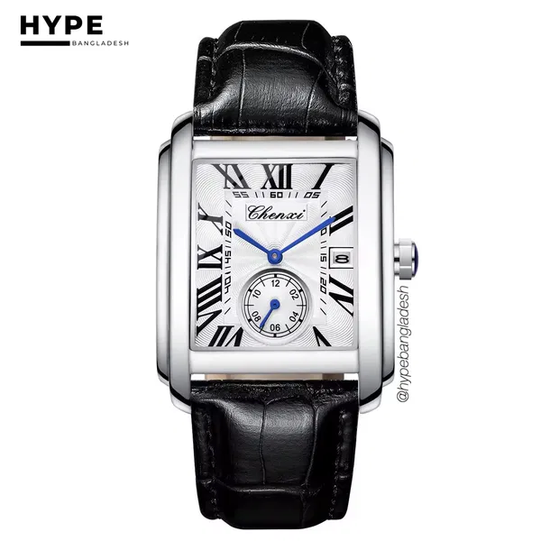 Chenxi Tank Watch (Silver-White)