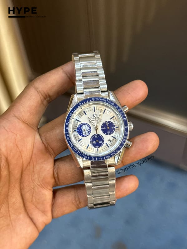 Omega Speedmaster Silver Snoopy (Chain)