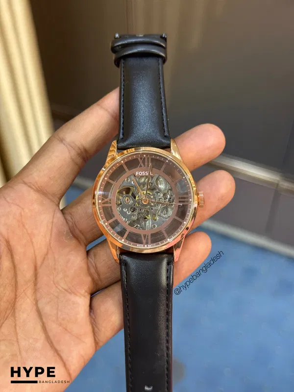 Fossil Transperent Automatic (Black-Rosegold)