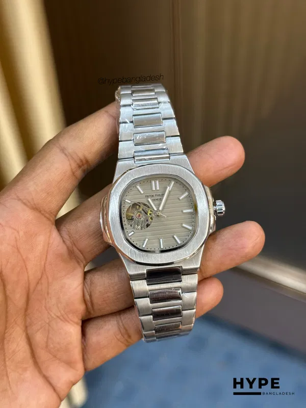 Patek Philippe Nautilus Semi AAA Open Heart Automatic (Ash)