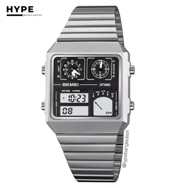 SKMEI 2198 Digital Multifunctions (Silver)
