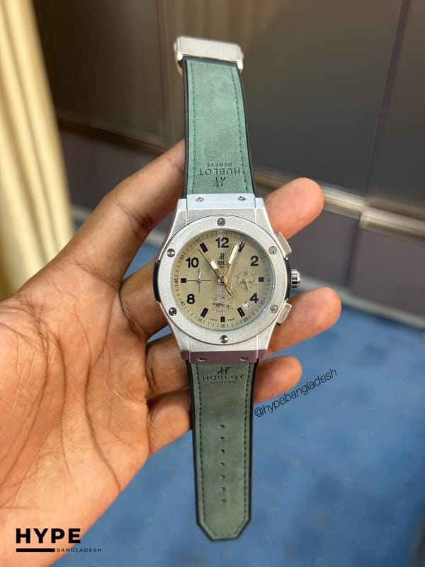 Hublot Big Bang Ash Dial Rubber belt (Green)