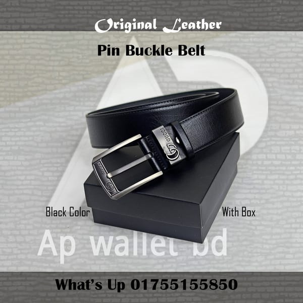 Gucci Pin-Buckle Original Leather Casual Belt