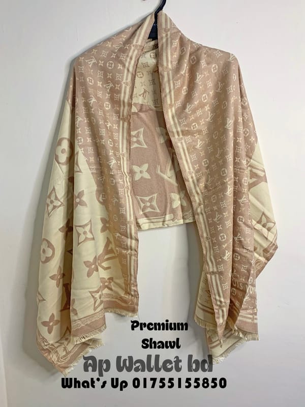Louis Vuitton Shawl Wool Blend Imported