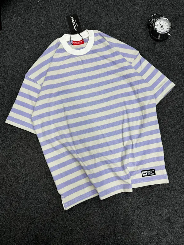 University Stripe (Purple White)
