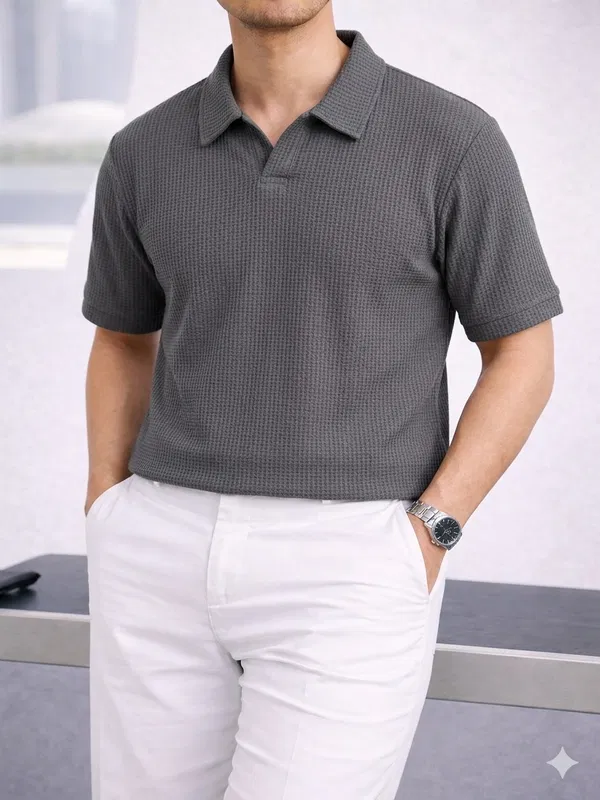 Waffle Polo ASH