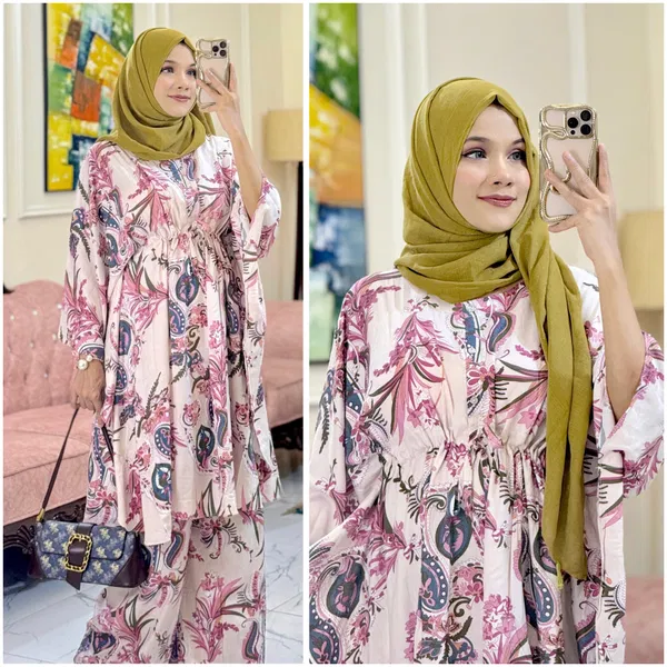 Peacock Kaftan Set🤩