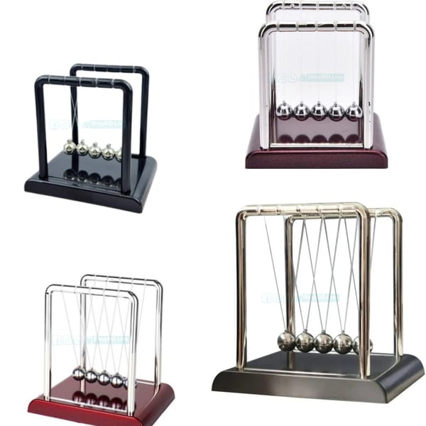 Newton's Cradle Billiard Balance Ball Bumper Ball Wholesale Metal Crafts Gifts Creative Decorative Ornaments Home Plastic Newton's Cradle