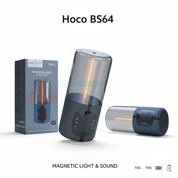 Hoco BS64 Rocker Bluetooth 5.4 Portable Speaker 1200mAh | Price in BD