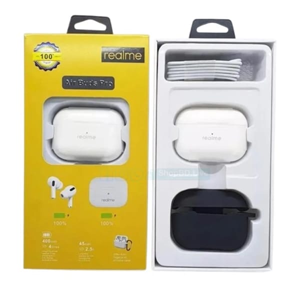 Realme Air Pod Pro Wireless Earbuds with Anti-Fingerprint Silicon Case | Price in BD