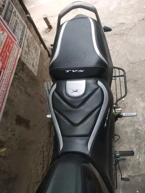 Premium Seat Cover Black For TVS Raider