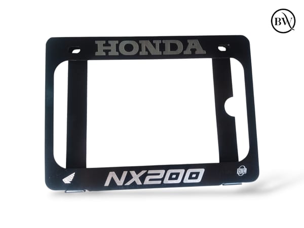 Premium Rear Name Plate Frame For Honda NX-200
