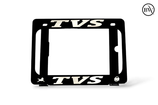 Premium Rear Name Plate Frame For TVS All Model