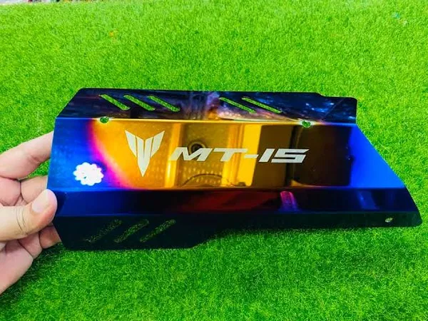 Premium CNC Silencer Cover (Multi Colour) For Yamaha MT-15