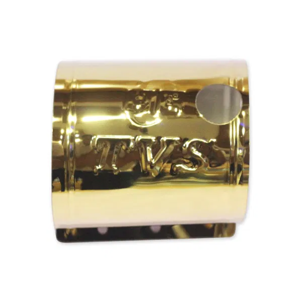 Premium Golden Silencer Cover For Tvs Metro,Metro Plus,Stryker