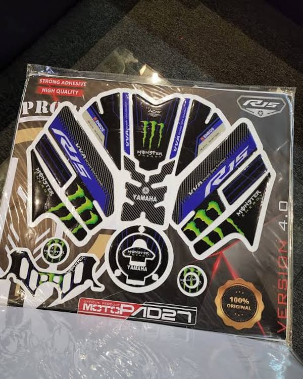 Premium Full Tank Pad Set Sticker For R15 M & V4