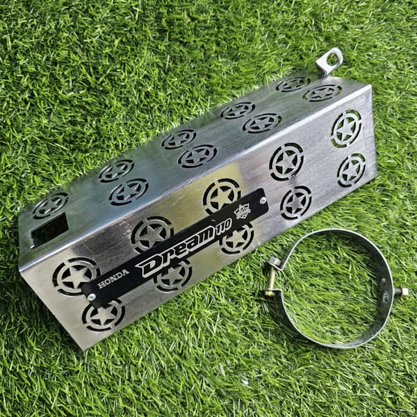 Premium SS Star Silencer Gourde For Dream 110