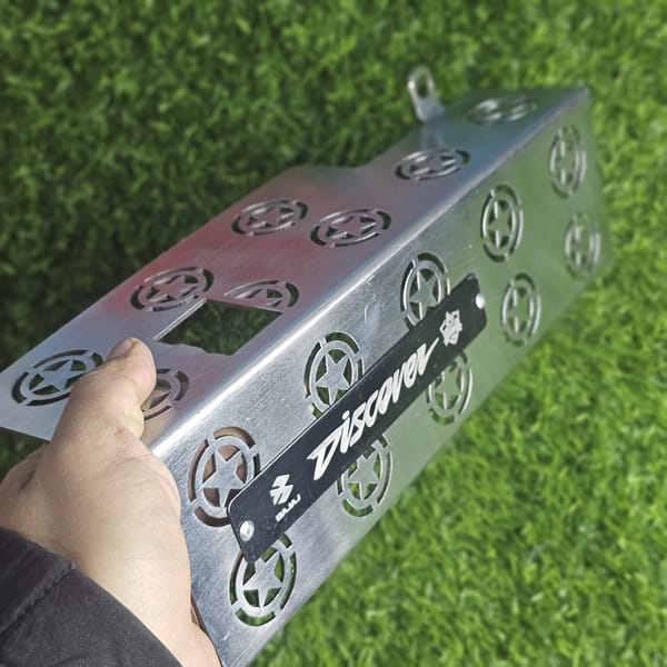 Premium SS Star Silencer Gourde For Discover 110 & 125 New Model