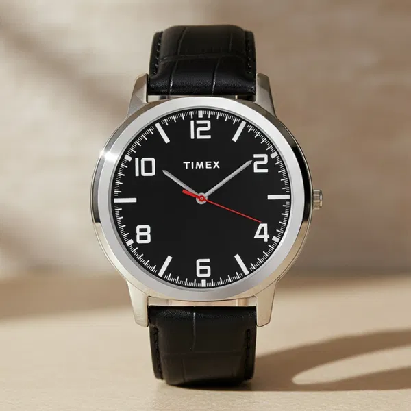 Timex Black Dial Analog Watch - For Men