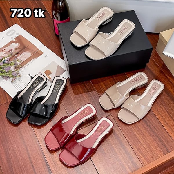 NS4751-Glossy Heel Sandle