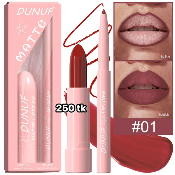 NS5042- Dunuf lipstick+lipliner