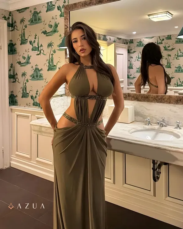 Cut Out Maxi Dress