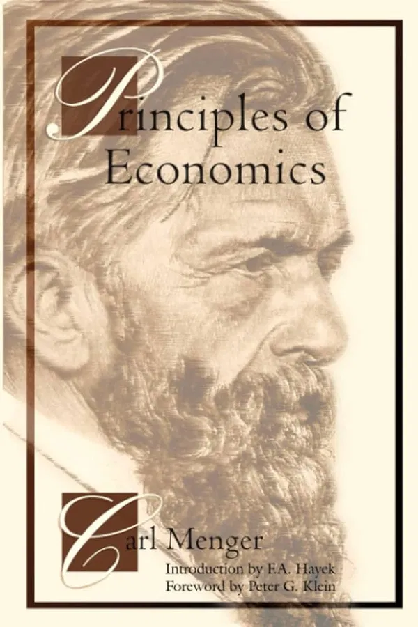 Principles of Economics Book by Carl Menger