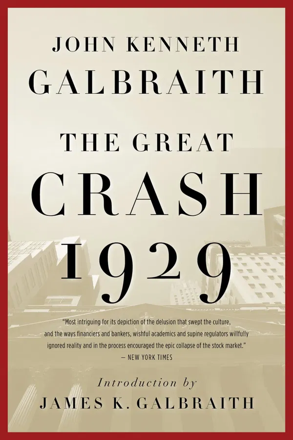 The Great Crash 1929 Book by John Kenneth Galbraith