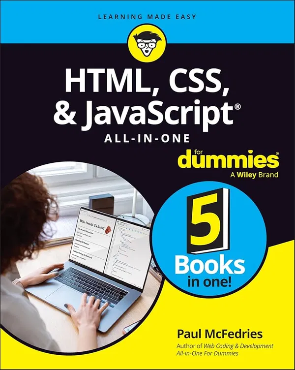 HTML, CSS, and JavaScript All-In-One for Dummies Book by Paul McFedries
