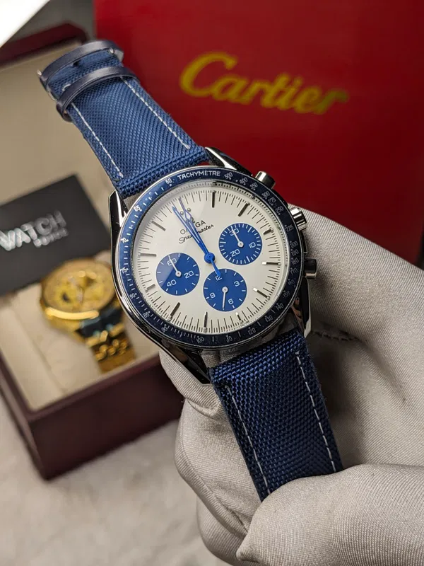 Omega Speedmaster Chronograph Strap Watch