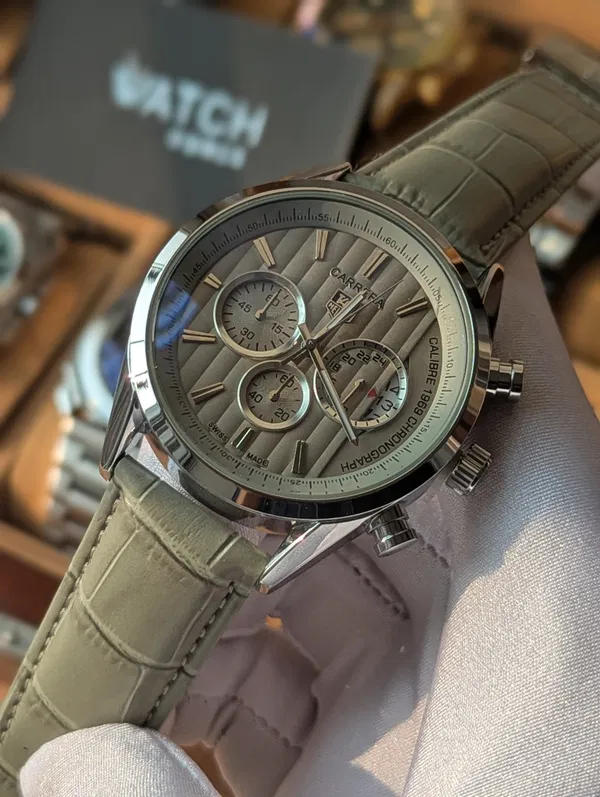 Tag Heuer Carrera Gray Belt