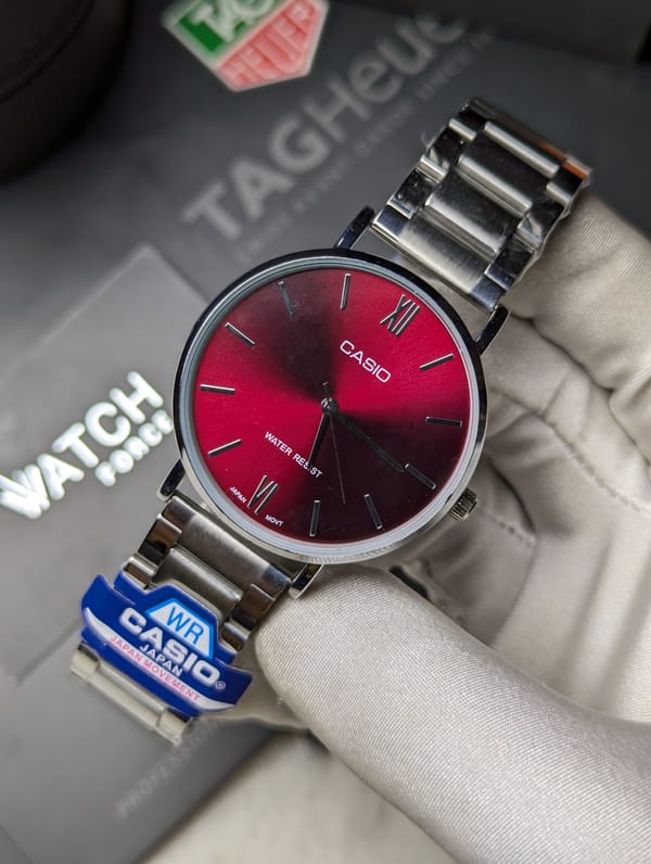 Casio Maroon