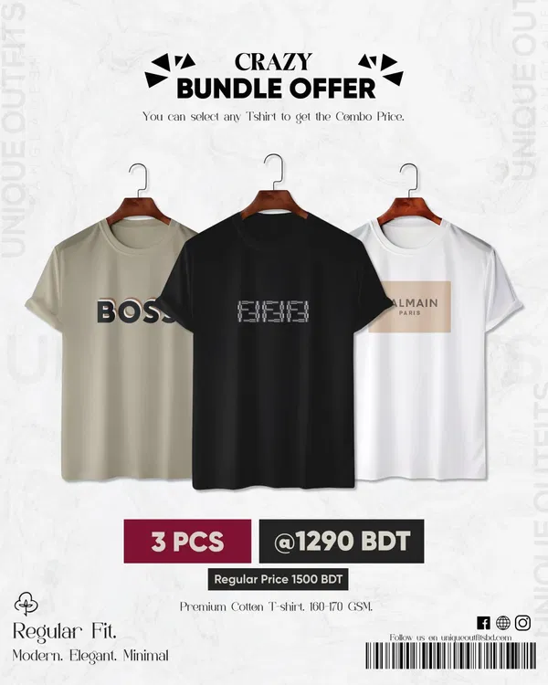 BR33 Luxury Brand Combo T-shirt