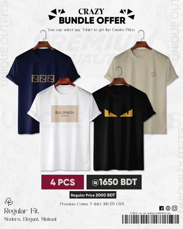 BR42 Luxury Brand Combo T-shirt