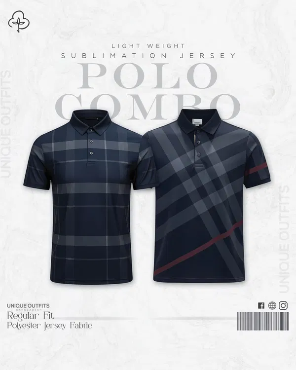 PL24 China P.P Sublimation Premium Polo T-Shirt